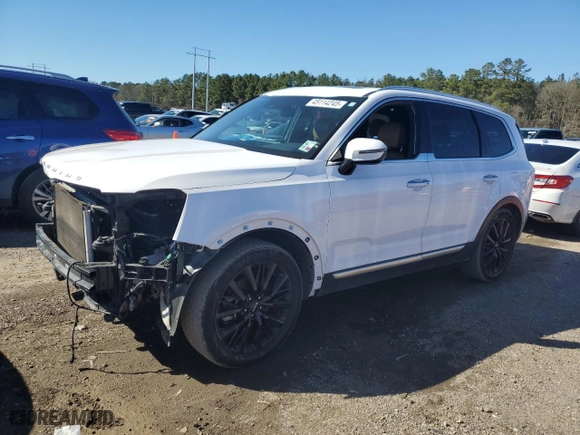2022 Kia Telluride SX with VIN 5XYP54HCXNG204909, listed as a Copart auction lot 45114245 with NaN miles and Salvage Title. Bid and sale history available at carsss.com. Image 1.