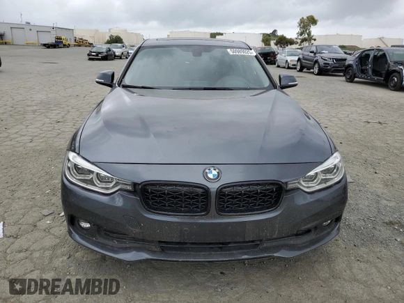 2018 BMW 3 Series 320i with VIN WBA8E1G59JNU88913, listed as a Copart auction lot 50989025 with Not Provided miles and Salvage Title. Bid and sale history available at carsss.com. Image 5.
