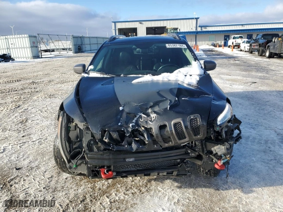 2017 Jeep Cherokee Trailhawk with VIN 1C4PJMBSXHW631056, listed as a Copart auction lot 85382184 with 110,248 mi miles and Non Repairable. Bid and sale history available at carsss.com. Image 5.