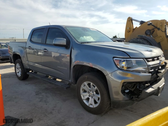 2022 Chevrolet Colorado 2WD LT with VIN 1GCGSCEN7N1124248, listed as a Copart auction lot 50637835 with 25,494 mi miles and Salvage Title. Bid and sale history available at carsss.com. Image 4.