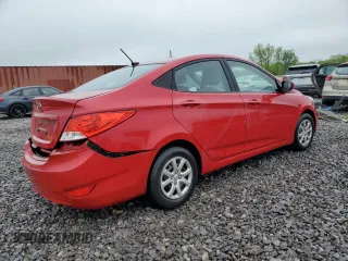 2013 Hyundai Accent GLS with VIN KMHCT4AE0DU516326, listed as a Copart auction lot 51529655 with 87,355 mi miles and Salvage Title. Bid and sale history available at carsss.com. Image 3.