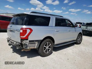 2018 Ford Expedition Max XLT z VIN 1FMJK1JT6JEA35154, wystawiony jako Copart lot #59544944 z przebiegiem Nie podano mil oraz Szkoda całkowita • Salvage title. Historia ofert i sprzedaży dostępna na DreamBid. Obrazek 3.