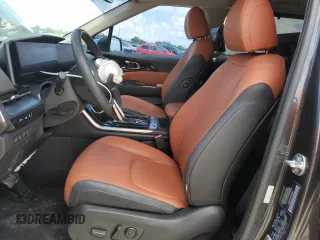 2024 Kia Carnival SX with VIN KNDNE5H37R6331882, listed as a Copart auction lot 70663554 with 21,260 mi miles and Salvage Title. Bid and sale history available at carsss.com. Image 7.