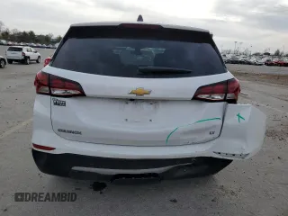 2022 Chevrolet Equinox LT with VIN 3GNAXKEV6NL309974, listed as a Copart auction lot 48933985 with 35,563 mi miles and Salvage Title. Bid and sale history available at DreamBid. Image 6.
