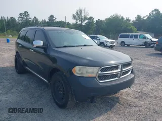 2011 Dodge Durango Citadel with VIN 1D4SD5GT8BC592844, listed as a IAAI auction lot 42361101 with 166,775 mi miles and . Bid and sale history available at DreamBid. Image 1.