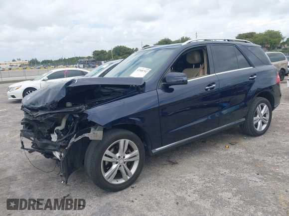 2015 Mercedes-Benz M 350 with VIN 4JGDA5JB2FA566851, listed as a IAAI auction lot 41968792 with 104,133 mi miles and . Bid and sale history available at DreamBid. Image 2.