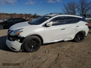 2017 Nissan Murano SV with VIN 5N1AZ2MG6HN125060, listed as a Copart auction lot 84016414 with 132,136 mi miles and Salvage Title. Bid and sale history available at carsss.com. Image 1.