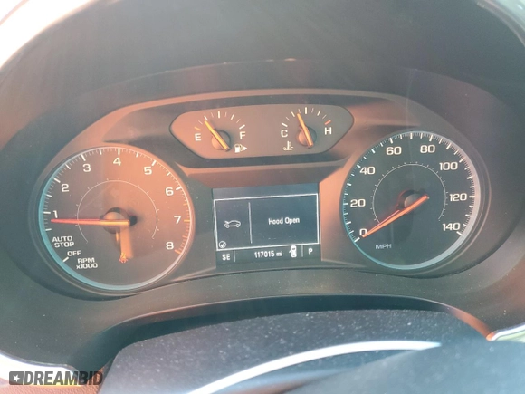 2018 Chevrolet Malibu LT with VIN 1G1ZD5ST5JF140553, listed as a Copart auction lot 50463175 with 117,015 mi miles and Salvage Title. Bid and sale history available at carsss.com. Image 9.