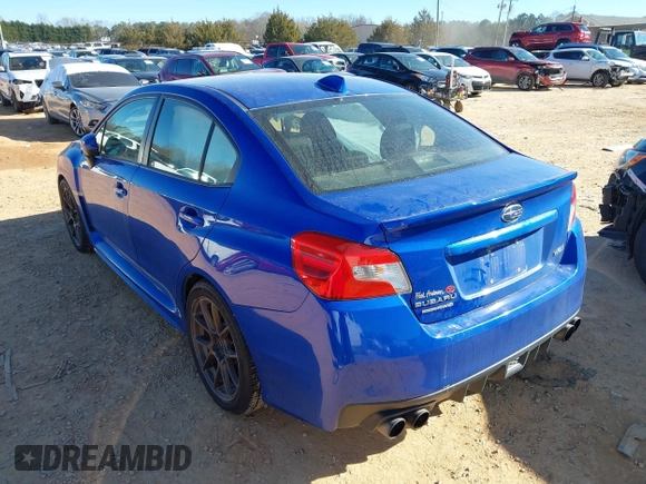 2020 Subaru WRX with VIN JF1VA1A65L9801749, listed as a IAAI auction lot 41247595 with 70,687 mi miles. Bid and sale history available at carsss.com. Image 3.