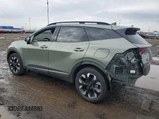 2023 Kia Sportage X-Line with VIN 5XYK6CAF9PG125417, listed as a Copart auction lot 47107505 with 26,470 mi miles and Salvage Title. Bid and sale history available at carsss.com. Image 2.