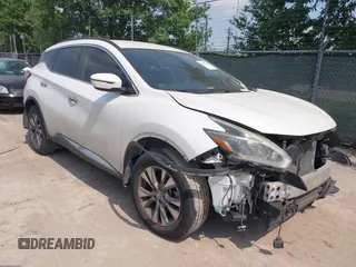 2018 Nissan Murano S z VIN 5N1AZ2MG8JN201397, wystawiony jako IAAI lot #41842169 z przebiegiem 50 648 mil mil oraz . Historia ofert i sprzedaży dostępna na DreamBid. Obrazek 1.