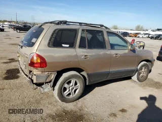 2004 Hyundai Santa Fe GLS with VIN KM8SC13E64U786989, listed as a Copart auction lot 86345804 with 168,016 mi miles and Salvage Title. Bid and sale history available at carsss.com. Image 3.