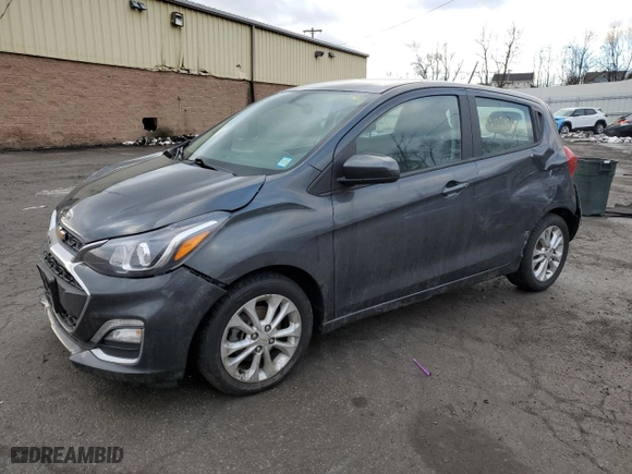 2021 Chevrolet Spark 1LT with VIN KL8CD6SA7MC745223, listed as a Copart auction lot 43024125 with 64,512 mi miles and Salvage Title. Bid and sale history available at carsss.com. Image 1.