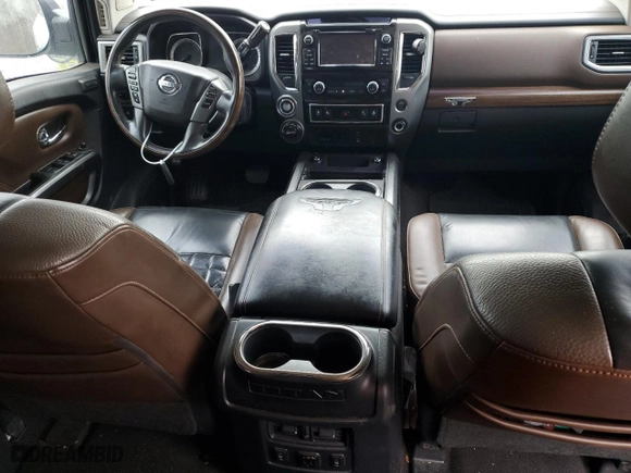 2017 Nissan Titan SV with VIN 1N6AA1E50HN571821, listed as a Copart auction lot 85276434 with 167,368 mi miles and Clean Title. Bid and sale history available at carsss.com. Image 8.