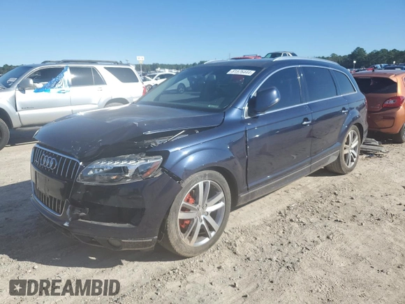 2013 Audi Q7 3.0L TDI Prestige with VIN WA1VMAFE3DD014213, listed as a Copart auction lot 81576444 with 139,458 mi miles and Salvage Title. Bid and sale history available at carsss.com. Image 1.