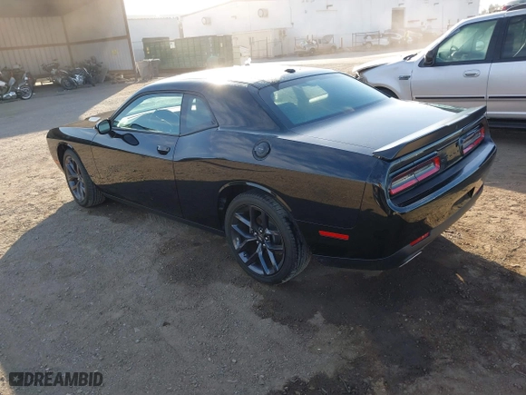 2023 Dodge Challenger SXT with VIN 2C3CDZAG0PH597128, listed as a IAAI auction lot 40865123 with 9,362 mi miles. Bid and sale history available at carsss.com. Image 3.