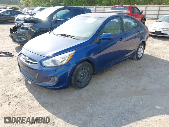 2016 Hyundai Accent SE with VIN KMHCT4AE6GU990270, listed as a IAAI auction lot 42063321 with 109,883 mi miles. Bid and sale history available at carsss.com. Image 2.