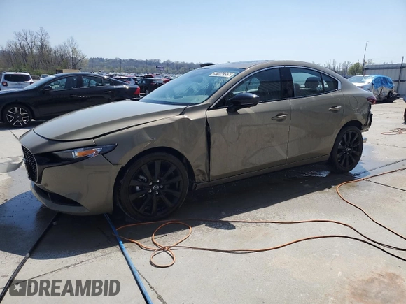 2024 Mazda 3 Carbon Edition with VIN 3MZBPBXYXRM403017, listed as a Copart auction lot 51104355 with 15,167 mi miles and Clean title. Bid and sale history available at DreamBid. Image 1.