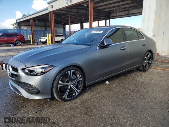 2022 Mercedes-Benz C 300 z VIN W1KAF4GB0NR052075, wystawiony jako Copart lot #73890784 z przebiegiem Nie podano mil oraz Nie do naprawy • Non repairable. Historia ofert i sprzedaży dostępna na DreamBid. Obrazek 1.