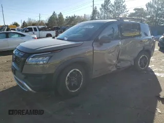 2023 Nissan Pathfinder Rock Creek with VIN 5N1DR3BD5PC233451, listed as a Copart auction lot 88786915 with 48,868 mi miles and Salvage title. Bid and sale history available at DreamBid. Image 1.