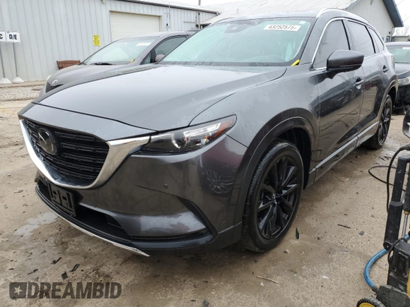 2022 Mazda CX-9 Touring Plus with VIN JM3TCBAY2N0624384, listed as a Copart auction lot 43252575 with 23,620 mi miles and Salvage Title. Bid and sale history available at carsss.com. Image 1.