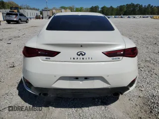 2022 Infiniti Q60 Red Sport 400 with VIN JN1FV7LL5NM680572, listed as a Copart auction lot 49444544 with 36,374 mi miles and Salvage title. Bid and sale history available at DreamBid. Image 6.