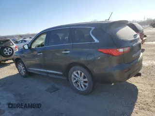 2013 Infiniti JX35 with VIN 5N1AL0MM4DC320804, listed as a Copart auction lot 41757285 with 140,551 mi miles and Salvage Title. Bid and sale history available at carsss.com. Image 2.
