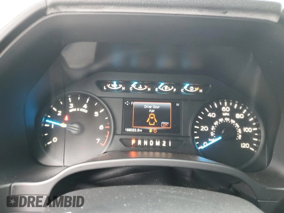 2017 Ford F-150 XL with VIN 1FTEW1CP6HFC55621, listed as a Copart auction lot 61406755 with 168,022 mi miles and Salvage title. Bid and sale history available at DreamBid. Image 9.