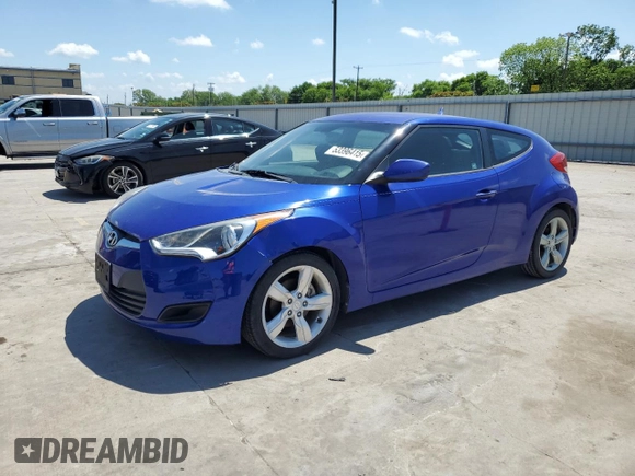 2012 Hyundai Veloster w/Gray Int with VIN KMHTC6AD6CU046448, listed as a Copart auction lot 53396415 with 131,567 mi miles and Clean title. Bid and sale history available at DreamBid. Image 1.
