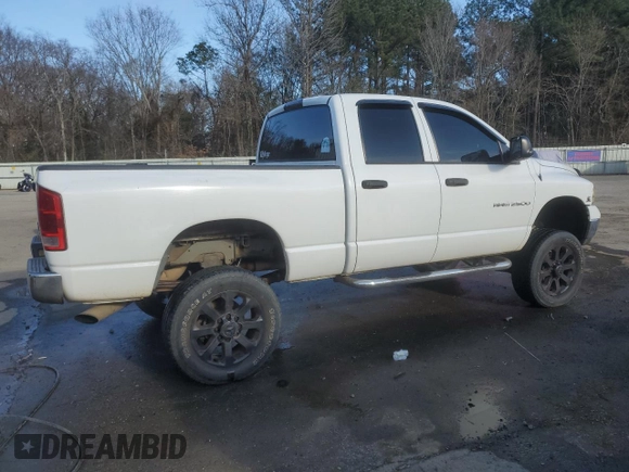 2003 Dodge Ram 2500 ST with VIN 3D7KU28C53G839865, listed as a Copart auction lot 88708415 with 323,889 mi miles and Salvage Title. Bid and sale history available at carsss.com. Image 3.