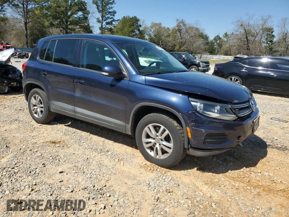 2012 Volkswagen Tiguan SEL with VIN WVGAV7AX0CW563993, listed as a Copart auction lot 48489285 with 129,021 mi miles and Salvage Title. Bid and sale history available at DreamBid. Image 4.