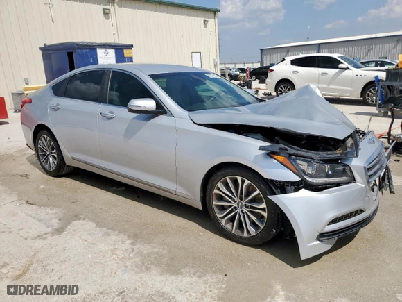 2015 Hyundai Genesis 3.8L with VIN KMHGN4JE4FU043951, listed as a Copart auction lot 50373415 with 64,079 mi miles and Salvage Title. Bid and sale history available at carsss.com. Image 4.