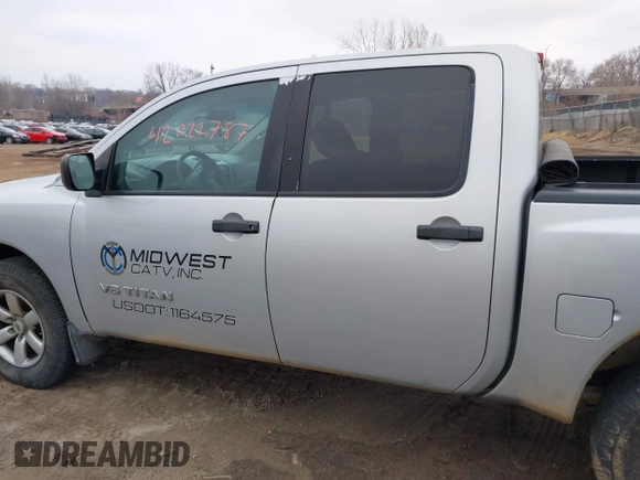 2012 Nissan Titan S with VIN 1N6AA0EJXCN310874, listed as a IAAI auction lot 42022787 with 162,317 mi miles. Bid and sale history available at carsss.com. Image 14.
