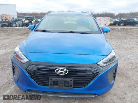 2017 Hyundai Ioniq Blue with VIN KMHC65LC7HU024102, listed as a IAAI auction lot 42057067 with 126,313 mi miles and . Bid and sale history available at DreamBid. Image 11.