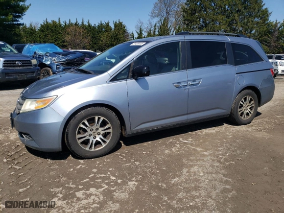 2011 Honda Odyssey EX-L with VIN 5FNRL5H65BB097642, listed as a Copart auction lot 51408045 with 314,944 mi miles and Salvage Title. Bid and sale history available at carsss.com. Image 1.
