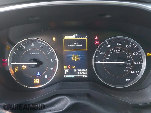 2019 Subaru Crosstrek Limited z VIN JF2GTANC7KH261050, wystawiony jako IAAI lot #41369566 z przebiegiem 31 324 mil mil oraz . Historia ofert i sprzedaży dostępna na DreamBid. Obrazek 7.