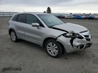 2010 Acura RDX Tech Pkg with VIN 5J8TB1H53AA007650, listed as a Copart auction lot 44454495 with 65,402 mi miles and Salvage Title. Bid and sale history available at carsss.com. Image 4.