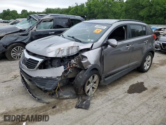 2012 Kia Sportage LX z VIN KNDPB3A20C7217165, wystawiony jako Copart lot #60999525 z przebiegiem 128 231 mil mil oraz Szkoda całkowita • Salvage title. Historia ofert i sprzedaży dostępna na DreamBid. Obrazek 1.