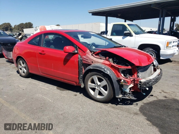 2008 Honda Civic Cpe EX with VIN 2HGFG12848H557615, listed as a Copart auction lot 70047284 with 137,461 mi miles and Salvage Title. Bid and sale history available at carsss.com. Image 4.