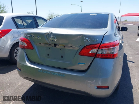 2014 Nissan Sentra SV with VIN 3N1AB7AP7EY224921, listed as a IAAI auction lot 42727113 with 143,413 mi miles and . Bid and sale history available at DreamBid. Image 6.