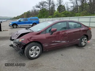 2015 Honda Civic LX z VIN 19XFB2F55FE277908, wystawiony jako Copart lot #59077815 z przebiegiem 115 365 mil mil oraz Szkoda całkowita • Salvage title. Historia ofert i sprzedaży dostępna na DreamBid. Obrazek 1.
