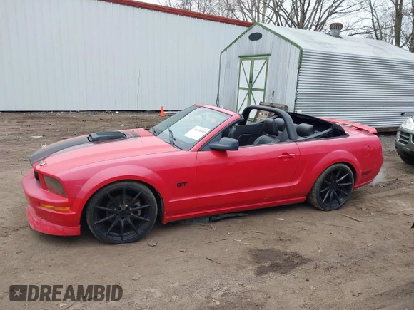 2006 Ford Mustang GT Deluxe with VIN 1ZVFT85H265120003, listed as a IAAI auction lot 41810689 with 93,878 mi miles. Bid and sale history available at carsss.com. Image 17.