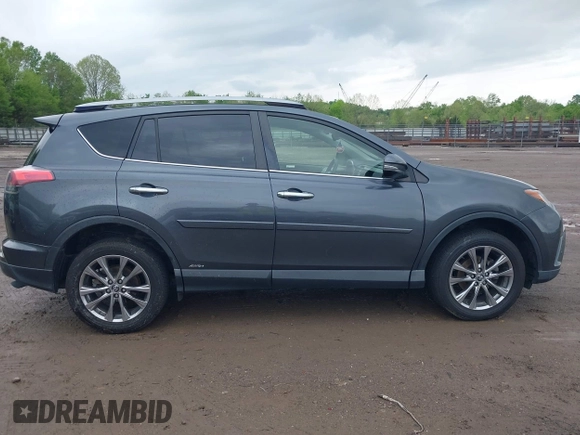 2017 Toyota RAV4 Hybrid Limited with VIN JTMDJREV8HD144858, listed as a IAAI auction lot 42092847 with 135,046 mi miles. Bid and sale history available at carsss.com. Image 13.