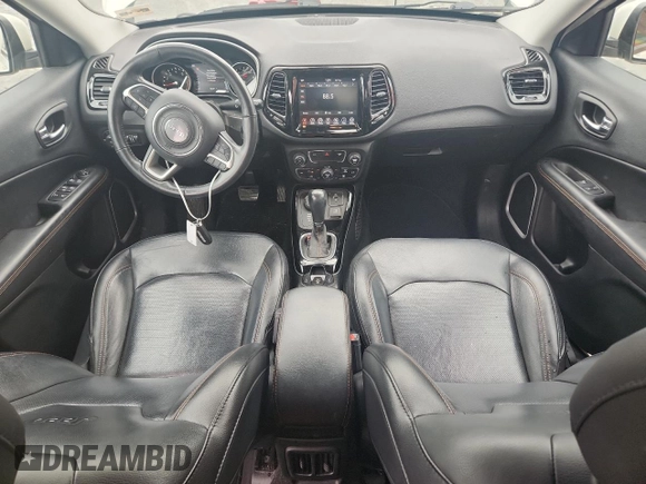 2019 Jeep Compass Limited with VIN 3C4NJDCB6KT656670, listed as a Copart auction lot 59948335 with 64,097 mi miles and Salvage title. Bid and sale history available at DreamBid. Image 8.