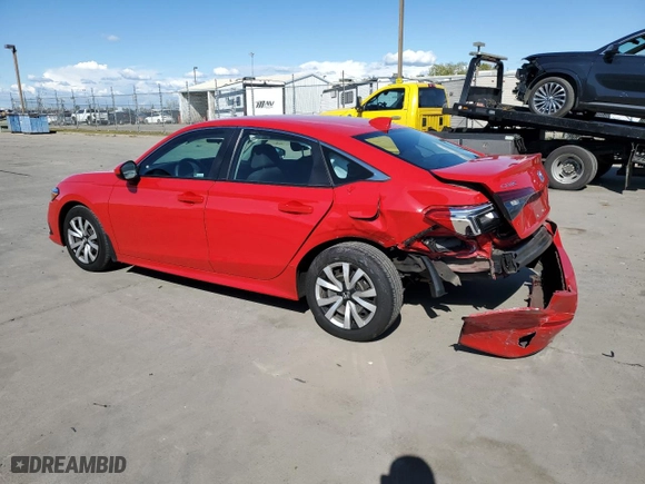 2023 Honda Civic Sedan LX with VIN 2HGFE2F25PH538412, listed as a Copart auction lot 51619505 with 19,752 mi miles and Salvage Title. Bid and sale history available at carsss.com. Image 2.