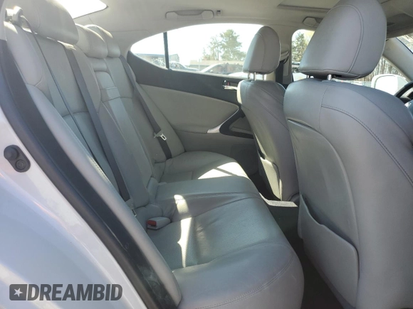 2007 Lexus IS 350 with VIN JTHBE262575016530, listed as a Copart auction lot 50787745 with 281,215 mi miles and Clean Title. Bid and sale history available at DreamBid. Image 10.