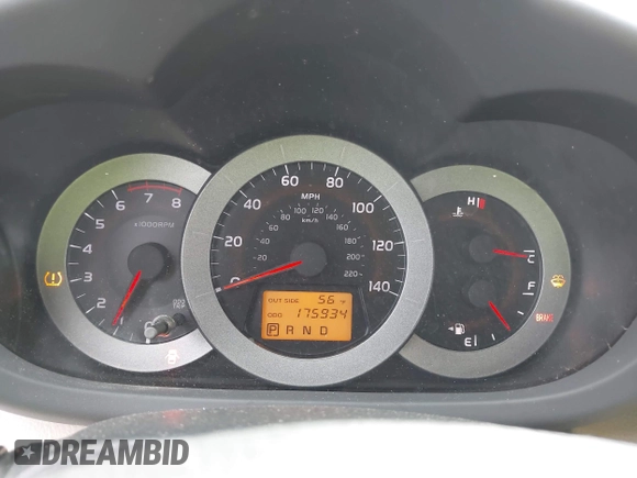 2006 Toyota RAV4 with VIN JTMZD33VX65015749, listed as a IAAI auction lot 42018278 with 175,934 mi miles and . Bid and sale history available at DreamBid. Image 7.