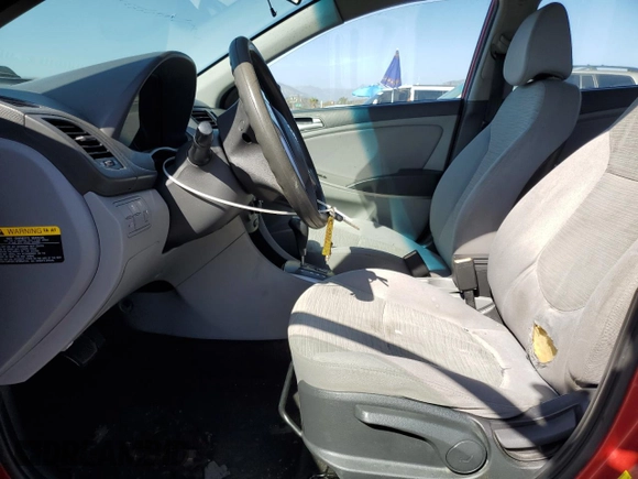 2017 Hyundai Accent SE with VIN KMHCT4AE5HU176676, listed as a Copart auction lot 53863575 with 109,432 mi miles and Salvage Title. Bid and sale history available at carsss.com. Image 7.