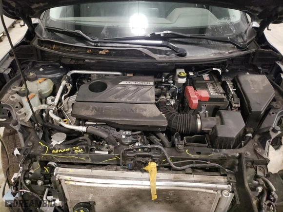 2022 Nissan Rogue SV with VIN 5N1BT3BB0NC670536, listed as a Copart auction lot 47064565 with 74,027 mi miles and Salvage Title. Bid and sale history available at carsss.com. Image 14.