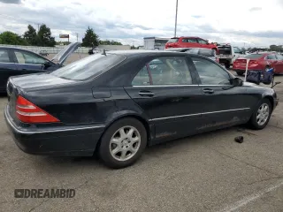 2002 Mercedes-Benz S 500 z VIN WDBNG75J62A235493, wystawiony jako Copart lot #58168615 z przebiegiem 5702 mil mil oraz Szkody całkowita. Historia ofert i sprzedaży dostępna na DreamBid. Obrazek 3.